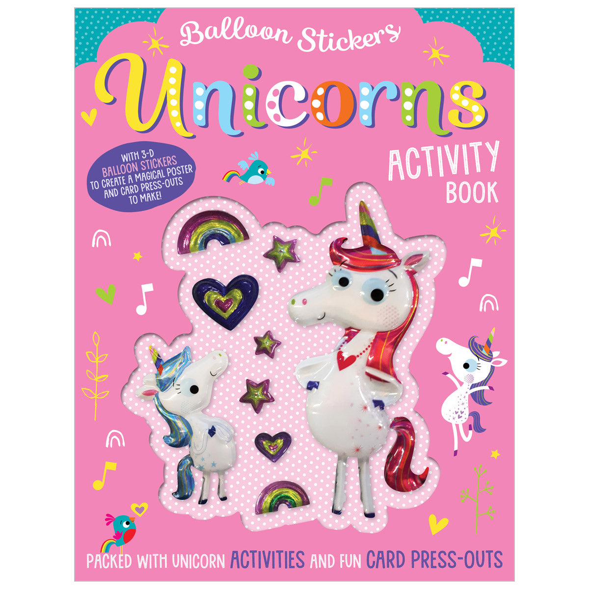 Balloon Stickers Unicorns Activity Book (9781788436687) by Make Believe Ideas
