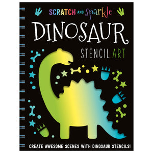 Scratch and Sparkle Dinosaur Stencil Art (9781789470369) by Make Believe Ideas