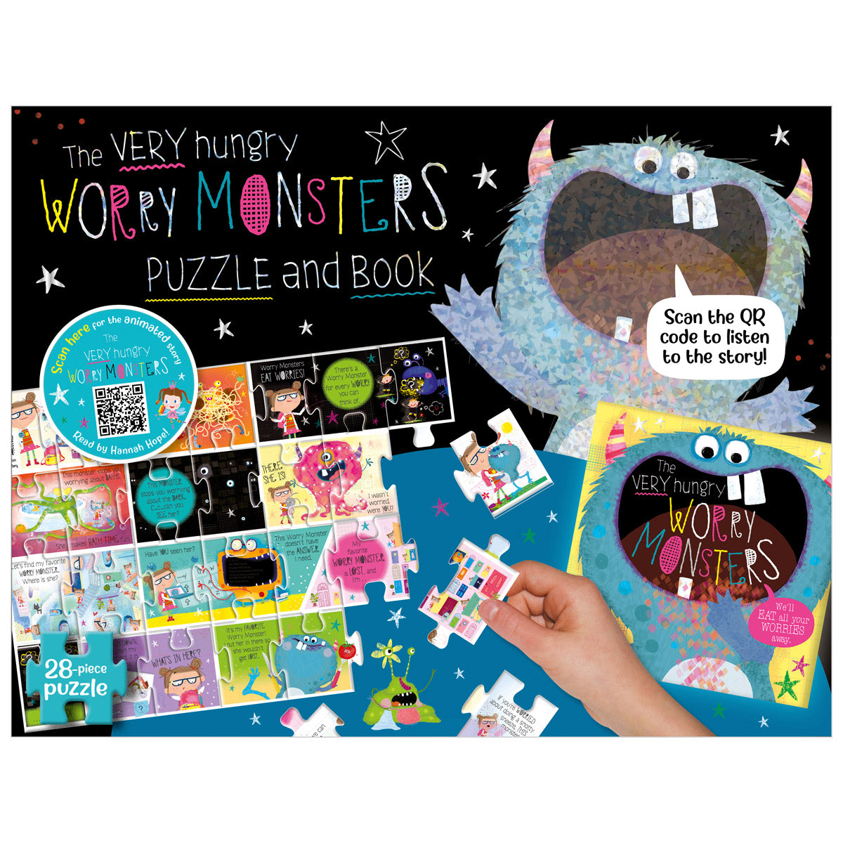 The Very Hungry Worry Monsters Puzzle and Book (9781836420842) by Make Believe Ideas