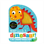 Never Touch A Dinosaur Jigsaw Puzzle Set (9781836420699) by Make Believe Ideas