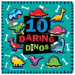 Product image 1 of 10 Daring Dinos, a board book for ages 3+, by Make Believe Ideas.