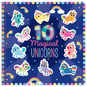 Product image 1 of 10 Magical Unicorns, a board book for ages 3+, by Make Believe Ideas.