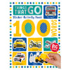 Product image 1 of 100 Words Things That Go Sticker Activity Book, a sticker activity book for ages 3+, by Make Believe Ideas.