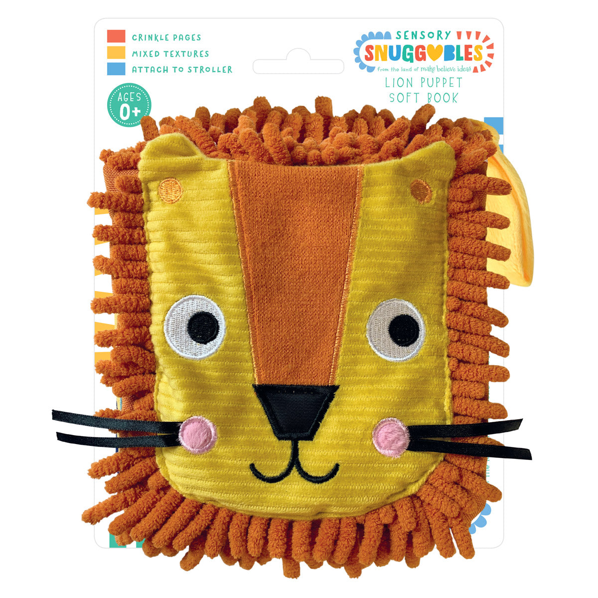 Sensory Snuggables Roar! Hand-Puppet Cloth Book (9781803376318) by Make Believe Ideas