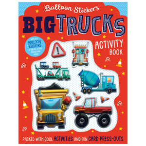 Balloon Stickers Big Trucks Activity Book (9781800581739) by Make Believe Ideas