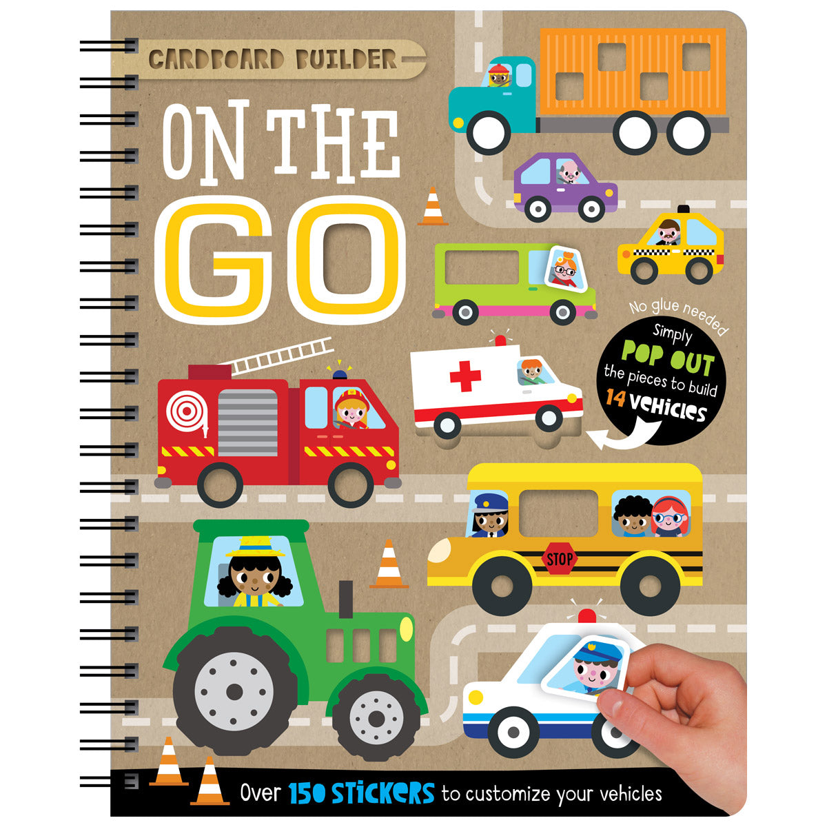 Cardboard Builder On the Go (9781800589872) by Make Believe Ideas