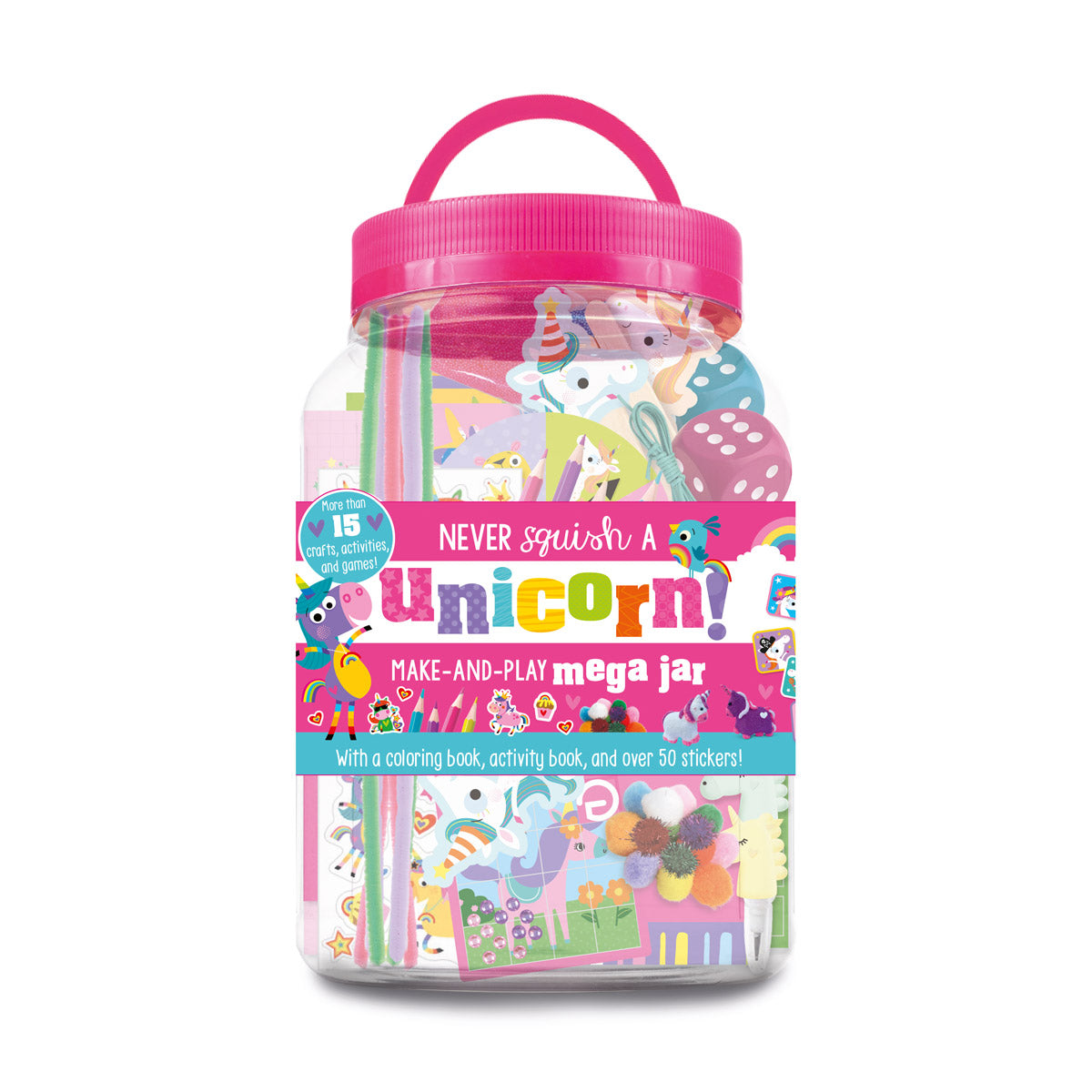 Never Squish a Unicorn Make-and-play Mega Jar (9781803370132) by Make Believe Ideas