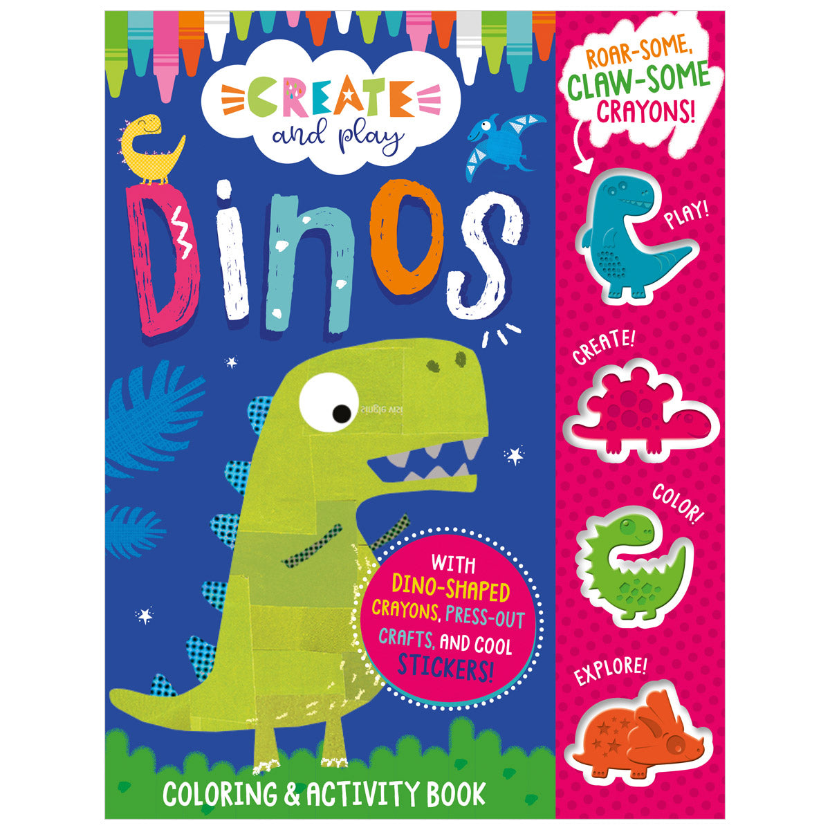 Create and Play Dinos Coloring Activity Book (9781803370361) by Make Believe Ideas
