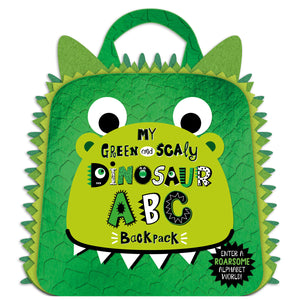 My Green and Scaly Dinosaur ABC Backpack (9781805447344) by Make Believe Ideas
