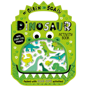 Shiny Stickers My Green and Scaly Dinosaur Activity Book (9781805444404) by Make Believe Ideas