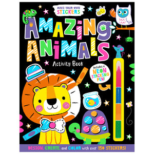 Make-Your-Own Stickers Amazing Animals Activity Book (9781805440260) by Make Believe Ideas