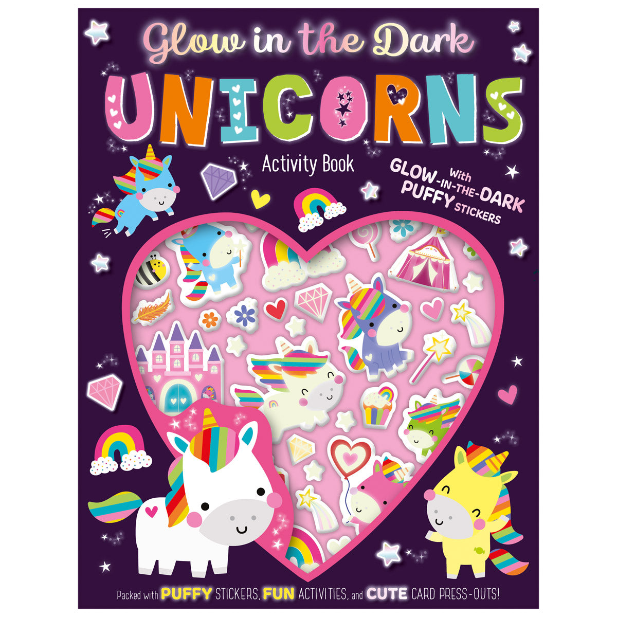Glow in the Dark Unicorns Activity Book (9781805444466) by Make Believe Ideas