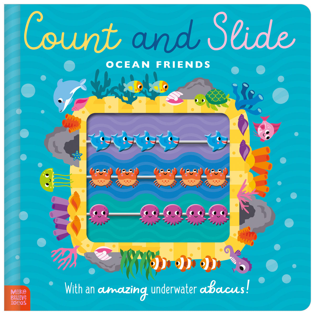 Count and Slide Ocean Friends (9781806834297) by Make Believe Ideas