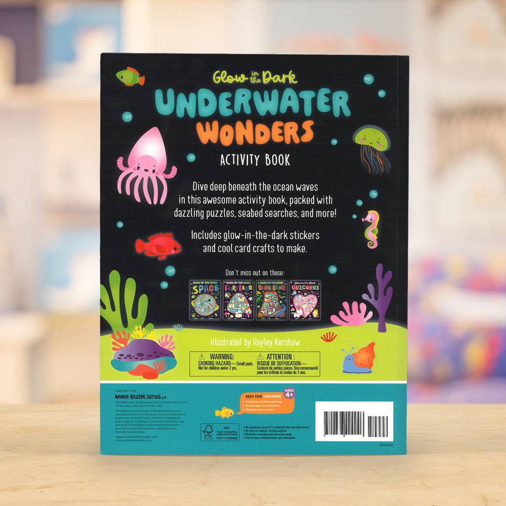 Glow in the Dark Underwater Wonders – ISBN 9781836424246 – lifestyle image 2