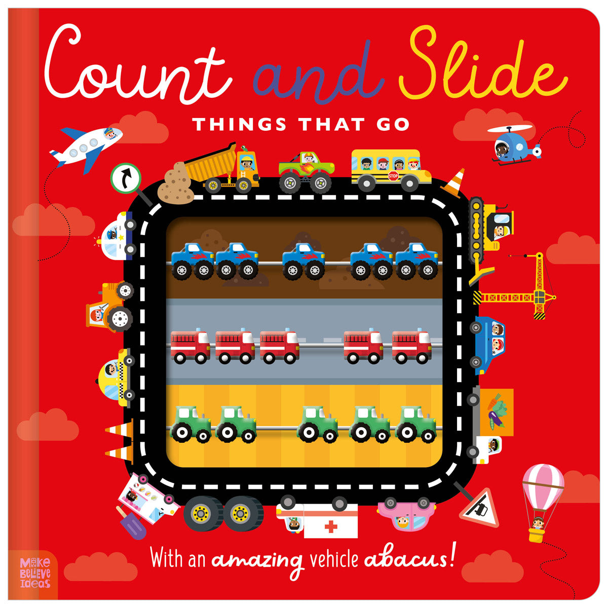 Count and Slide Things That Go (9781836424635) by Make Believe Ideas