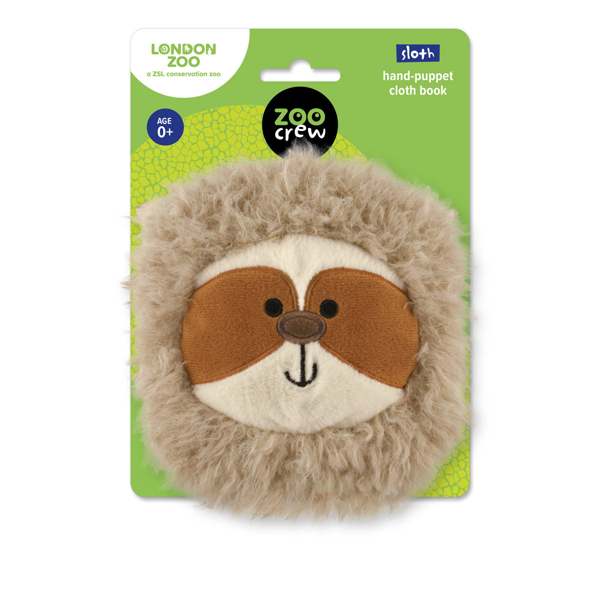 Hand-Puppet Cloth Book Sloth (9781806830442) by Make Believe Ideas