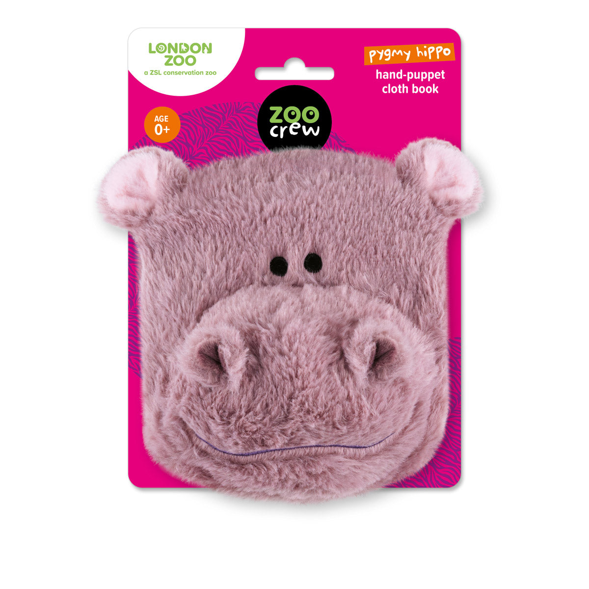 Hand-Puppet Cloth Book Pygmy Hippo (9781806830428) by Make Believe Ideas