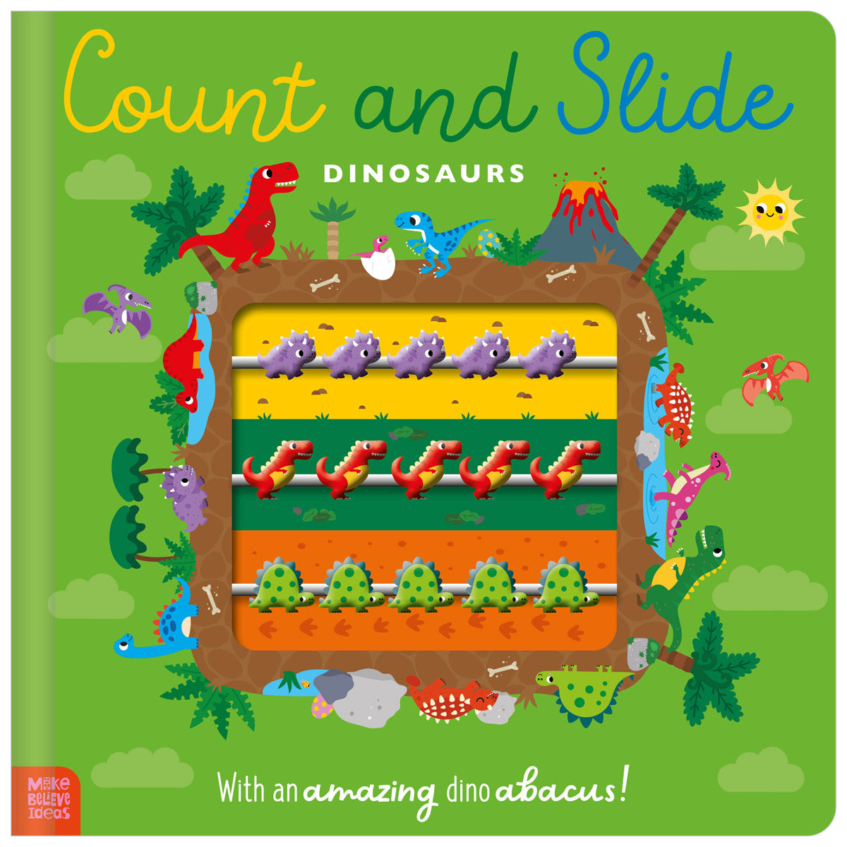 Count and Slide Dinosaurs (9781836428459) by Make Believe Ideas