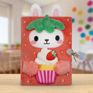 Strawberry Hoodie Bunny Diary
