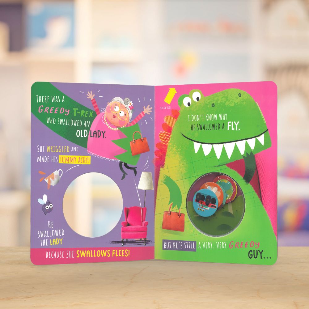There Was a Greedy T-Rex Who Swallowed a Fly!