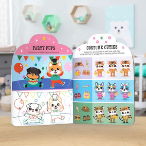 Super-Cute Kittens and Puppies Activity Book