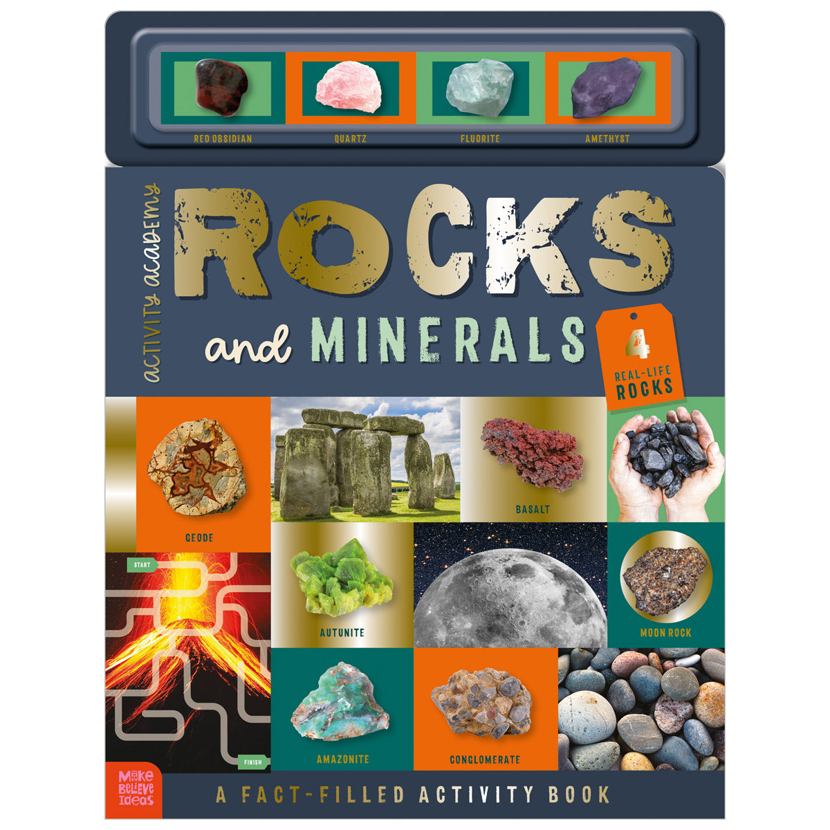 Activity Academy: Rocks and Minerals Activity Book (9781806833535) by Make Believe Ideas