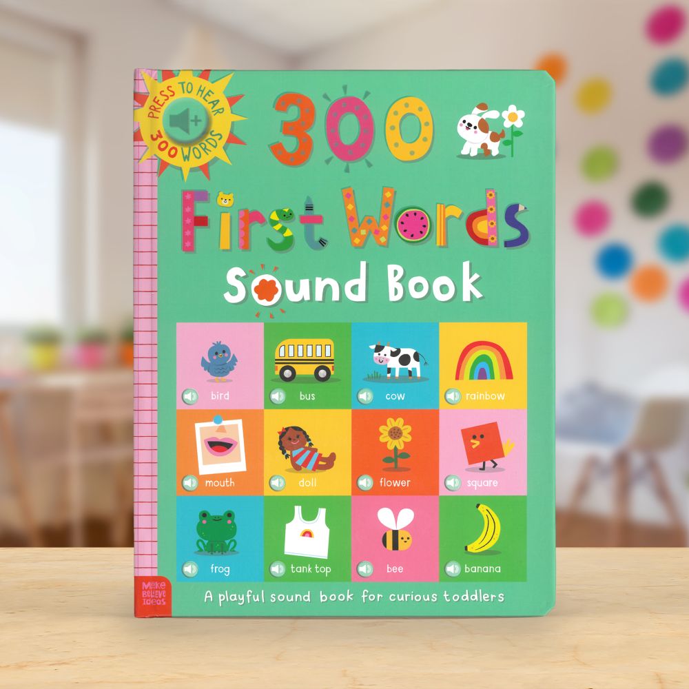 Product image 2 of 300 First Words Sound Book, a board book for ages 0+, by Make Believe Ideas.