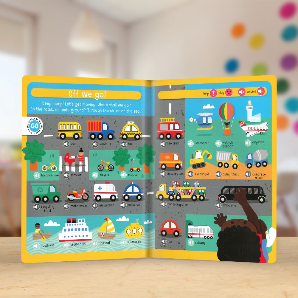 Product image 5 of 300 First Words Sound Book, a board book for ages 0+, by Make Believe Ideas.