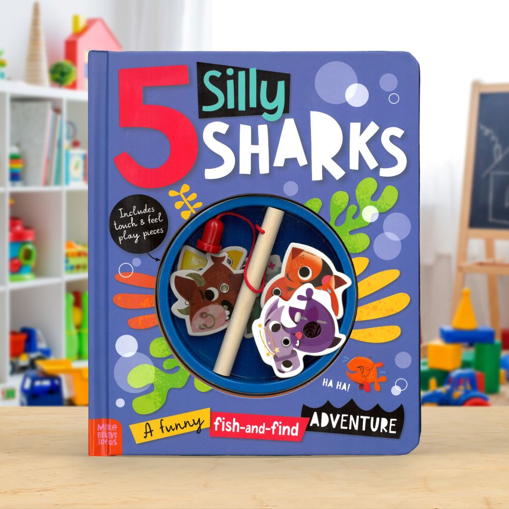 Product image 2 of 5 Silly Sharks, a board book for ages 3+, by Make Believe Ideas.
