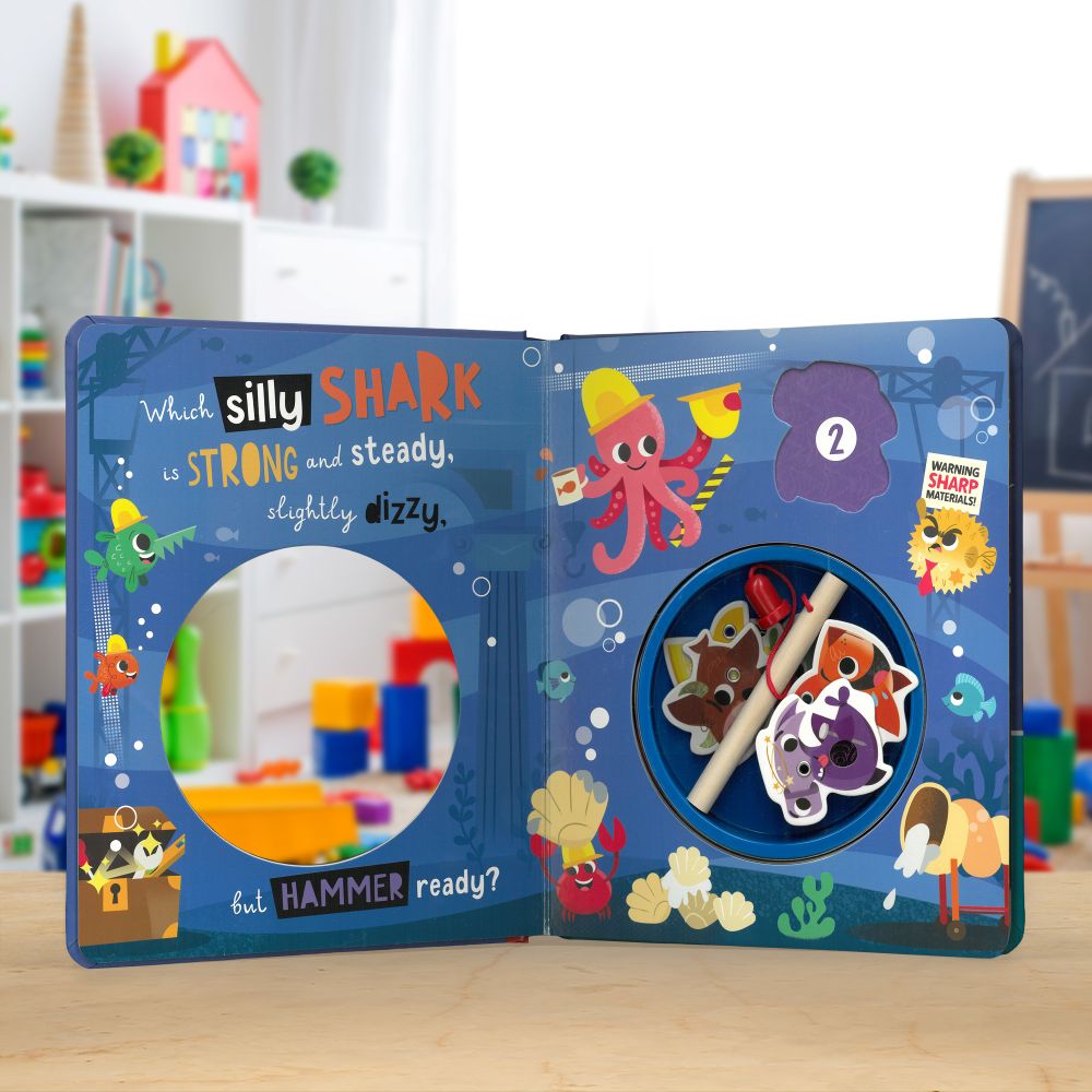 Product image 5 of 5 Silly Sharks, a board book for ages 3+, by Make Believe Ideas.