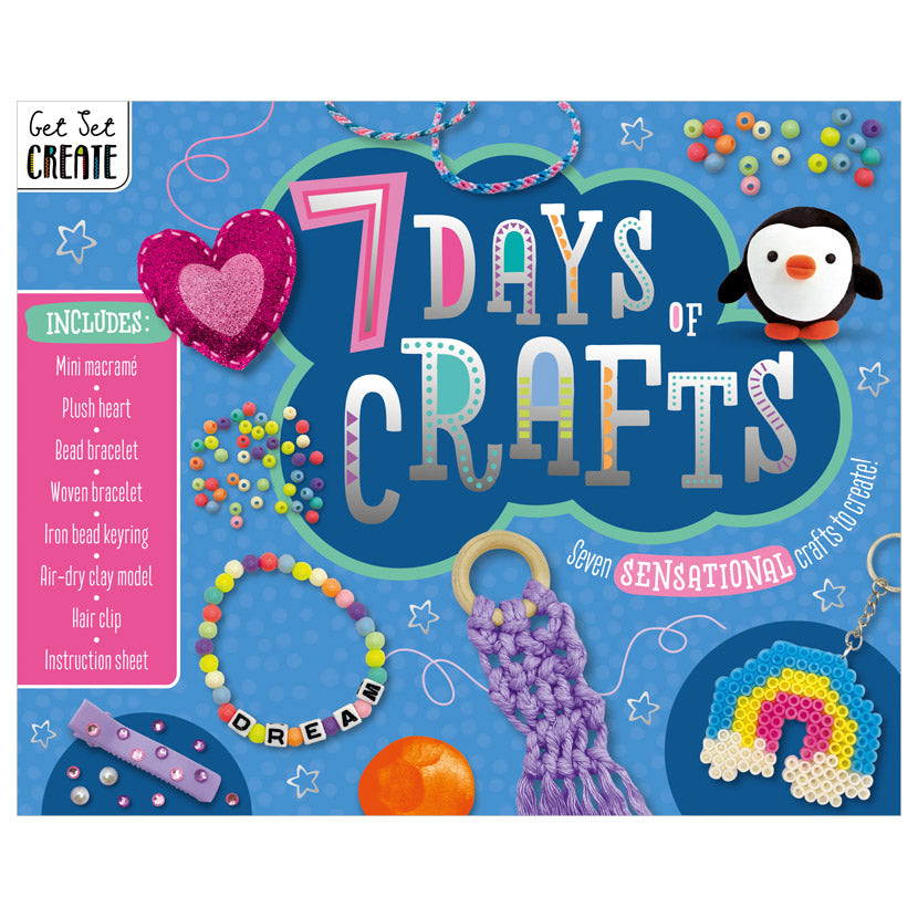 Product image 1 of 7 Days of Crafts, a box set for ages 6+, by Make Believe Ideas.