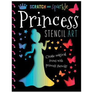 Scratch and Sparkle Princess Stencil Art (9781785980732) by Make Believe Ideas