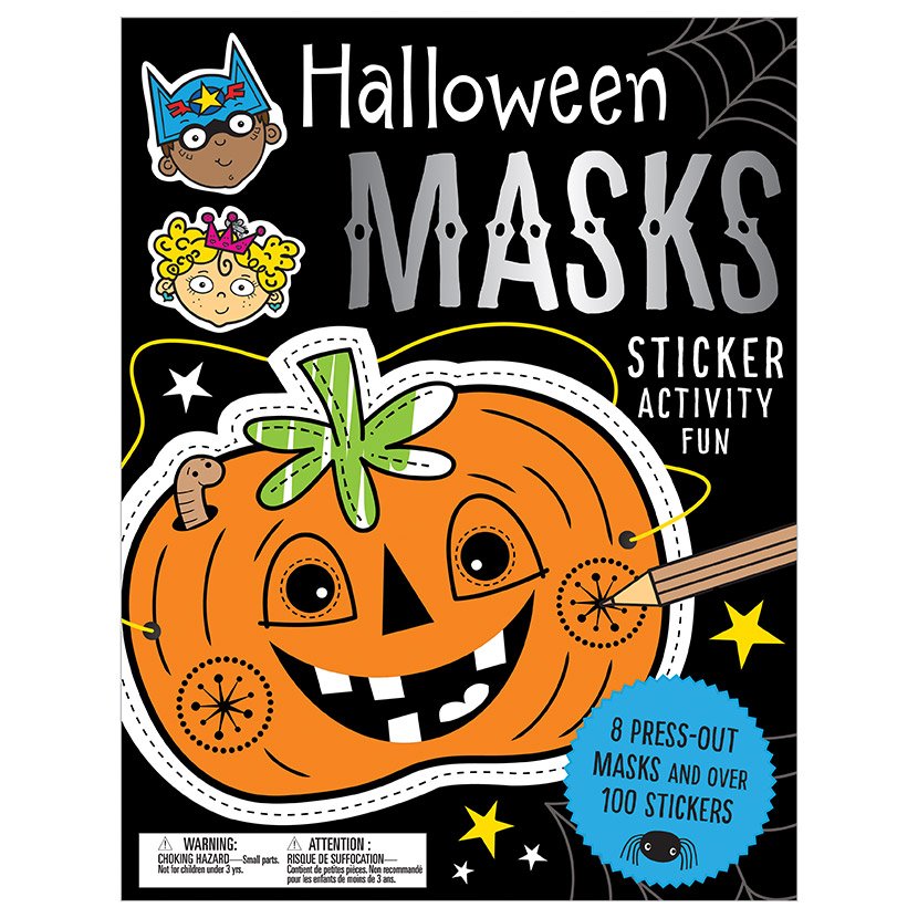 Halloween Masks Sticker Activity Fun (9781786922151) by Make Believe Ideas