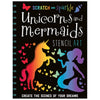 Scratch and Sparkle Unicorns and Mermaids Stencil Art (9781786923400) by Make Believe Ideas