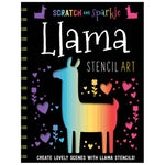 Scratch and Sparkle Llamas Stencil Art (9781788436762) by Make Believe Ideas