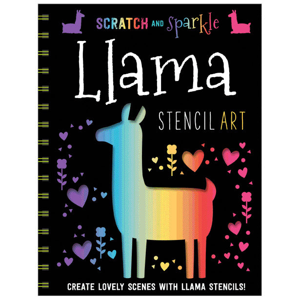 Scratch and Sparkle Llamas Stencil Art (9781788436762) by Make Believe Ideas