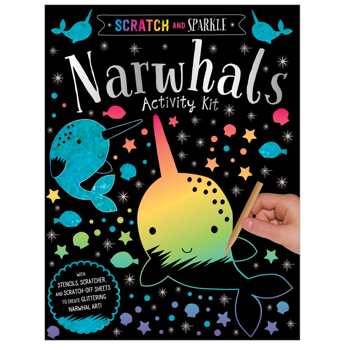 Scratch and Sparkle Narwhals (9781789477092) by Make Believe Ideas