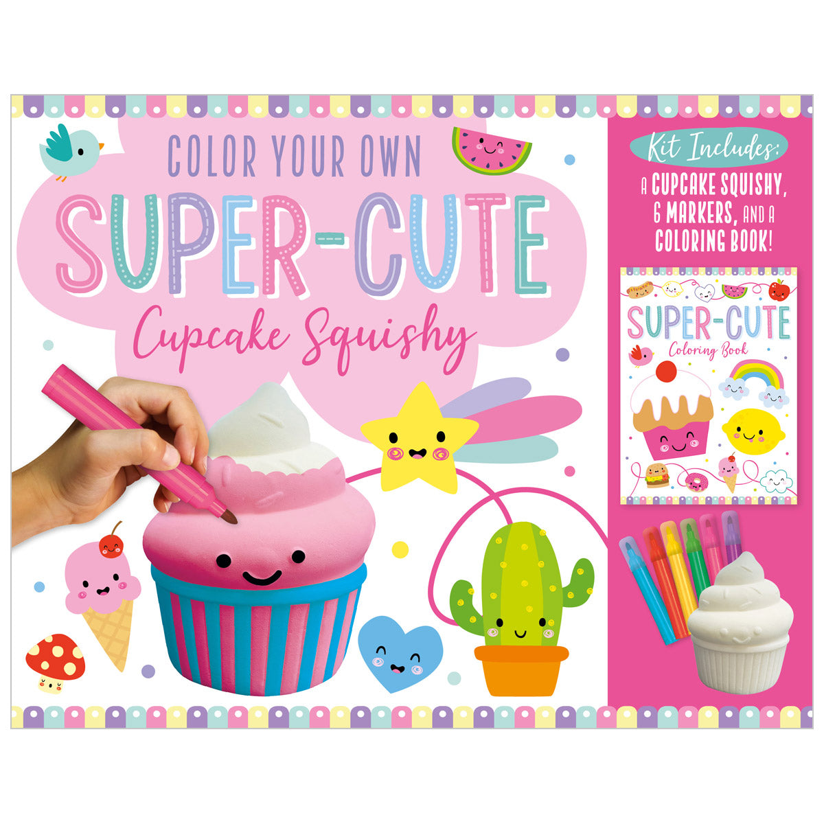 Color Your Own Super-cute Cupcake Squishy (9781800586253) by Make Believe Ideas