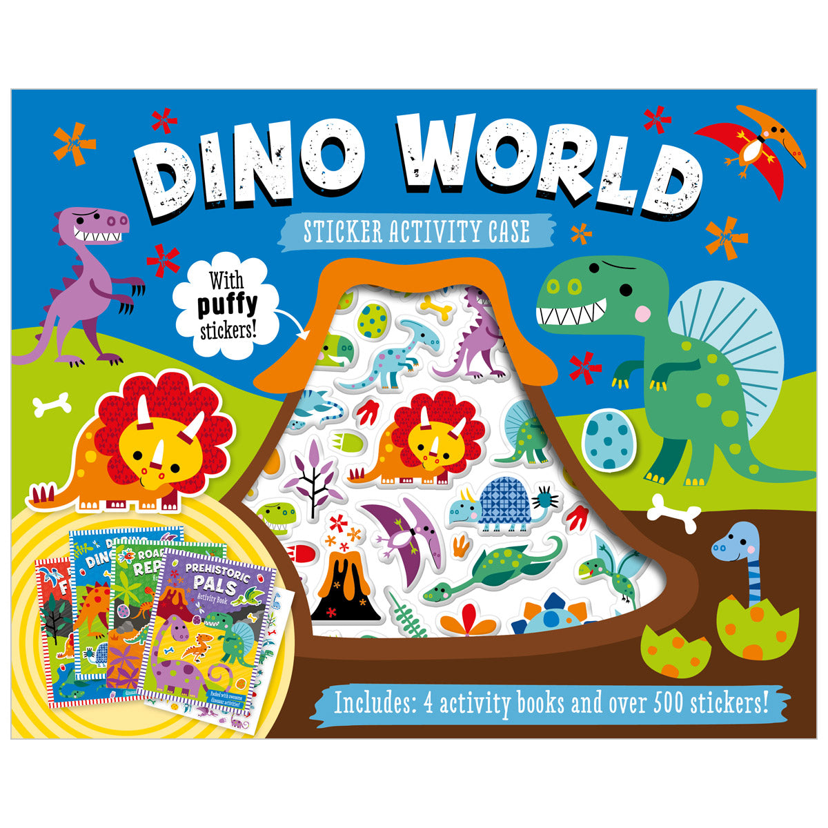 Dino World Sticker Activity Case (9781803370187) by Make Believe Ideas