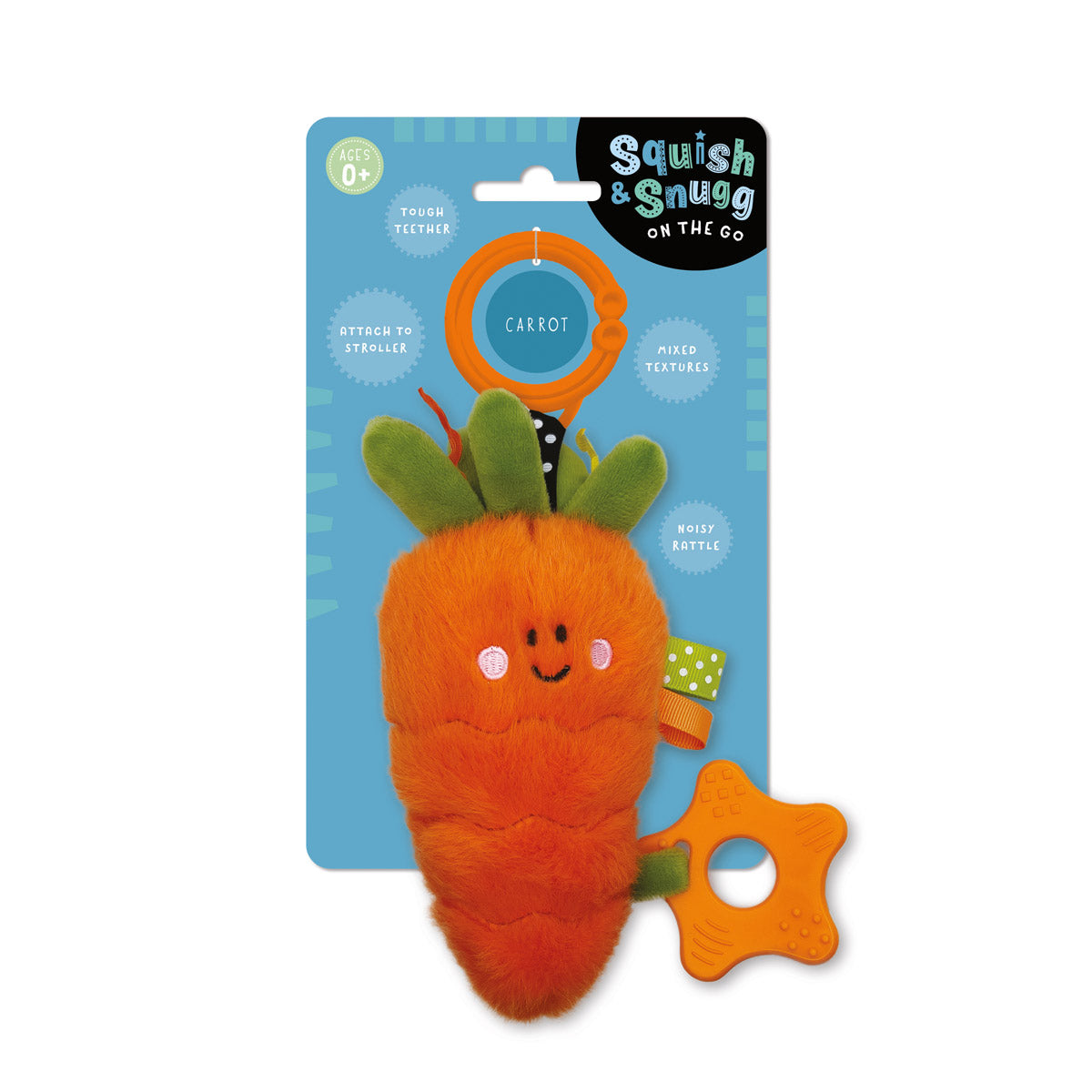 Squish and Snugg On The Go Carrot (9781836424468) by Make Believe Ideas
