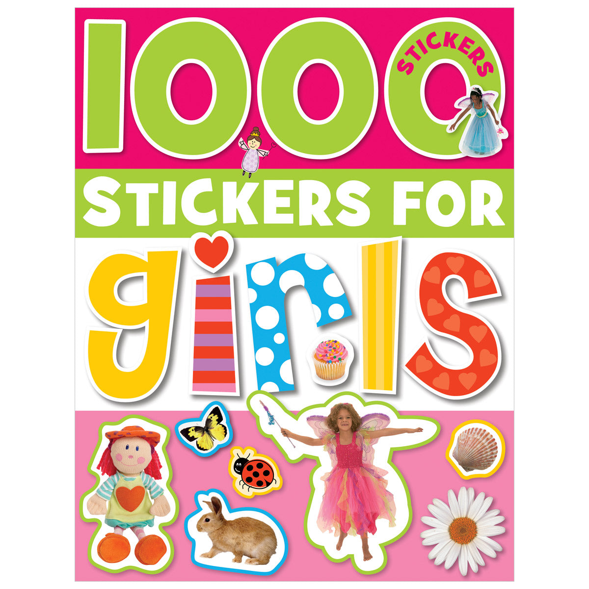 1000 Stickers For Girls (9781848790711) by Make Believe Ideas