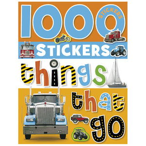 1000 Stickers Things That Go (9781848790728) by Make Believe Ideas