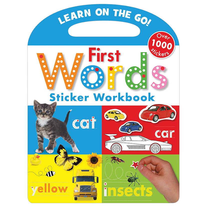 Learn On the Go First Words Sticker Workbook (9781848795730) by Make Believe Ideas
