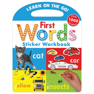 Learn On the Go First Words Sticker Workbook (9781848795730) by Make Believe Ideas