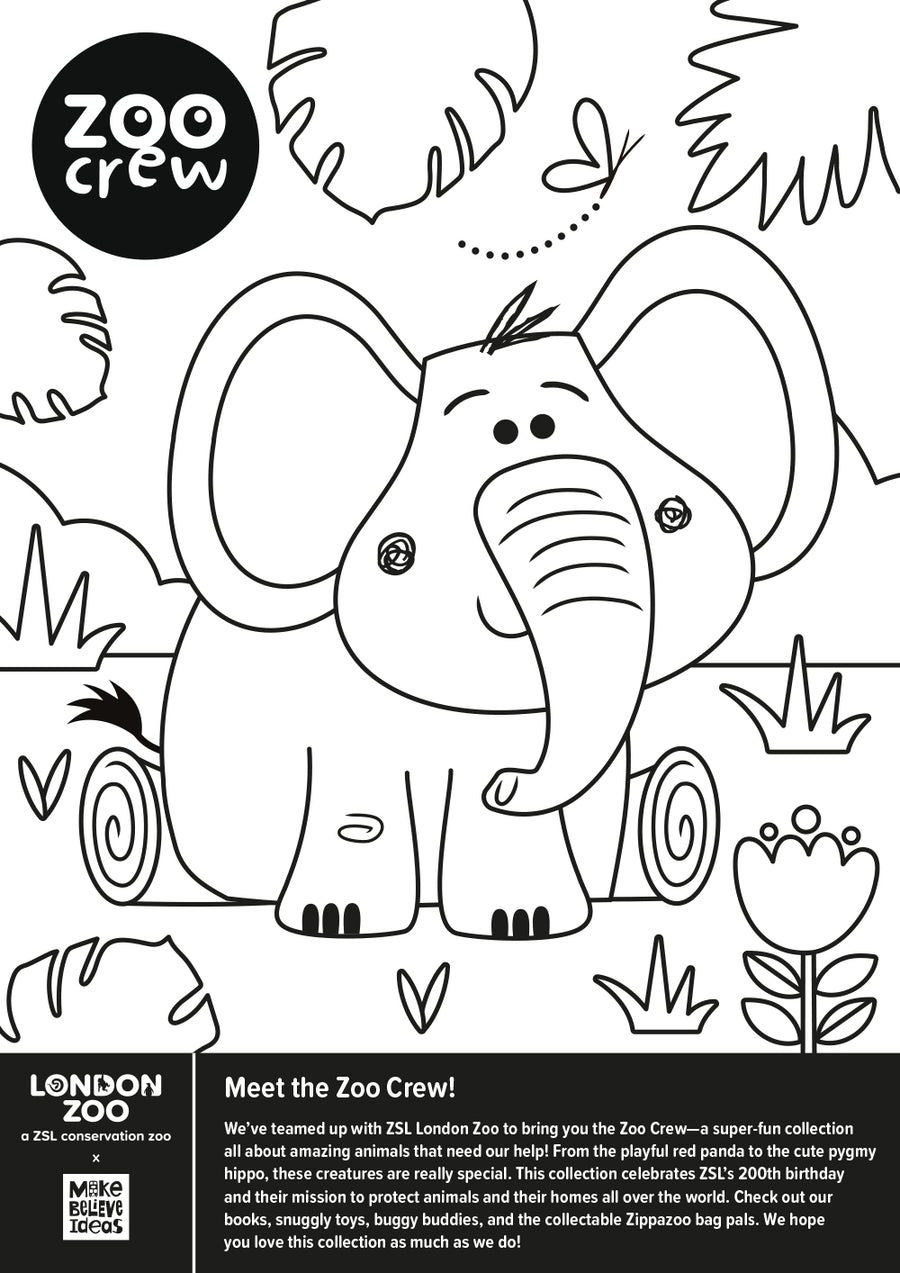 ZSL Zoo Crew Colouring 8