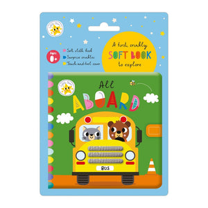 Product image 1 of All Aboard, a cloth book for ages 0+, by Make Believe Ideas.