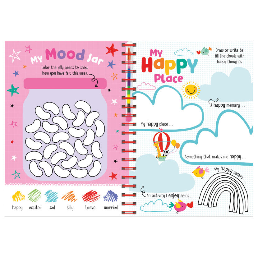 Product image 2 of All About Me, a sticker activity book for ages 6+, by Make Believe Ideas.
