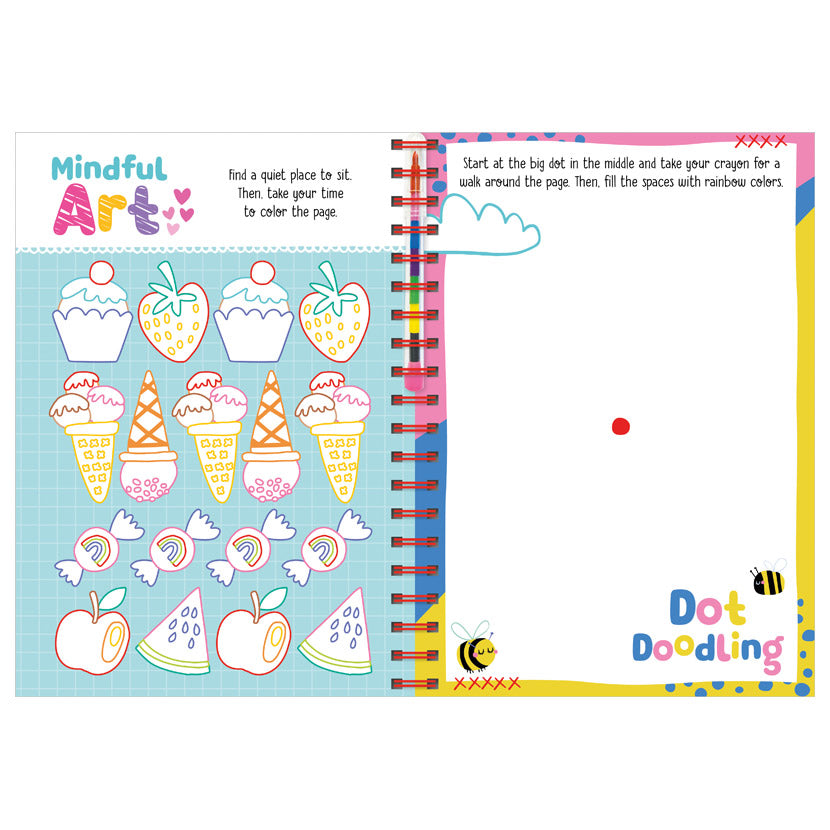 Product image 3 of All About Me, a sticker activity book for ages 6+, by Make Believe Ideas.