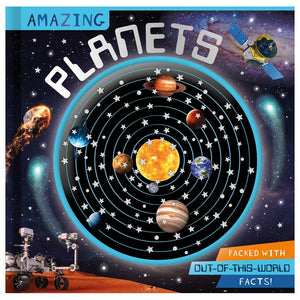 Product image 1 of Amazing Planets, a non-fiction book for ages 4+, by Make Believe Ideas.