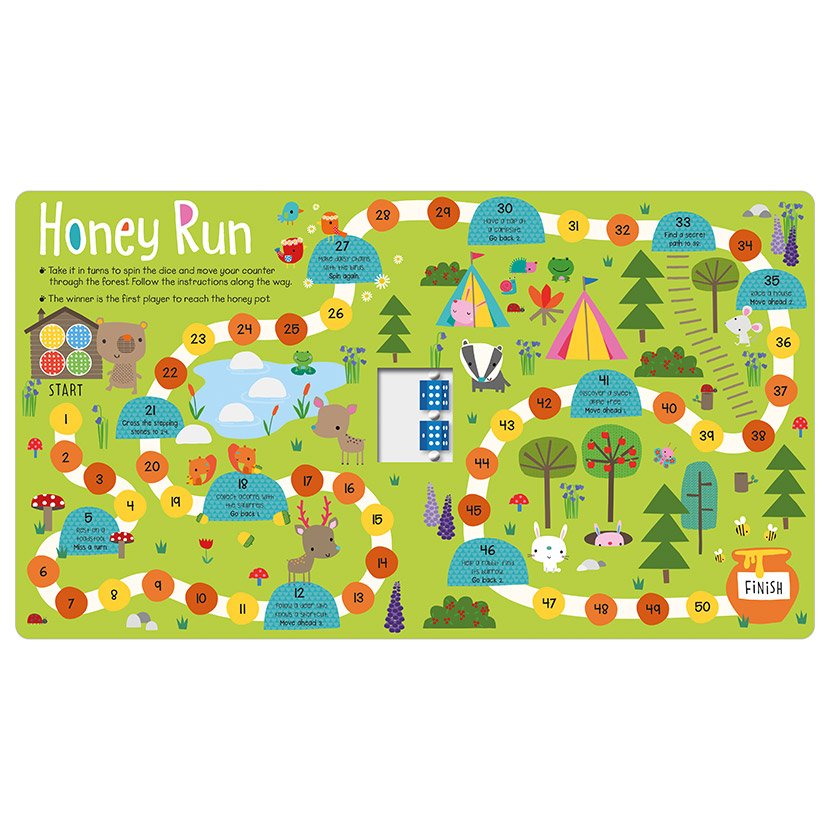 Product image 3 of Animal Games, a board book for ages 5+, by Make Believe Ideas.